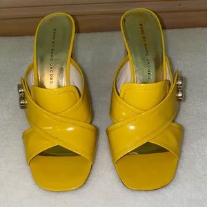 Marc Jacobs Yellow Heeled Sandals
